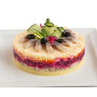 6011. Layered herring cake